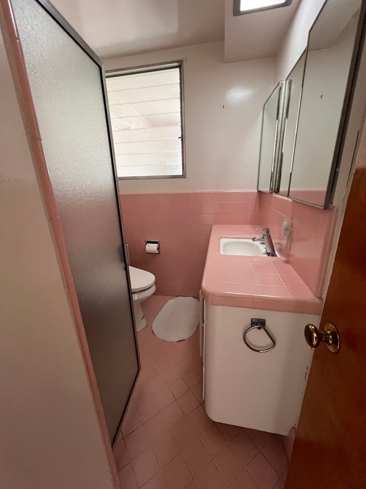 Original vanity and tile
